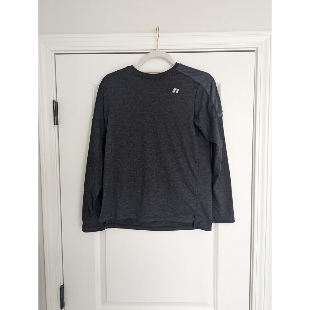 RUSSELL ATHLETIC BOYS LS GRAY SHIRT SIZE XL/XG 14-46